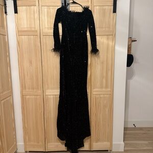 Elegant Black Evening Gown